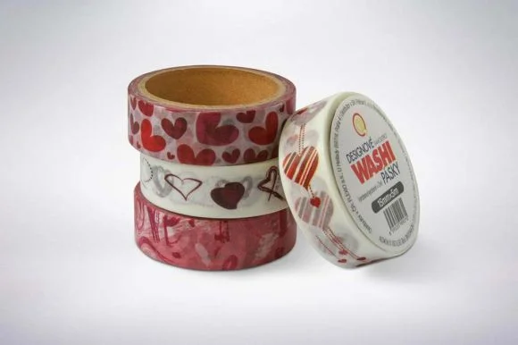 Washi lepicí páska LOVE 15mm x 5m ,balení 60 ks Přímo Od Výrobce